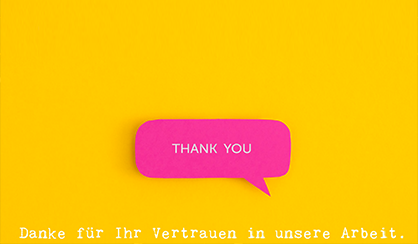 wir sagen danke!